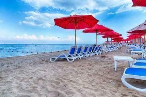 Chalet Porto South Beach - Beach Front Sea View Ain Sukhna Eksteriør billede