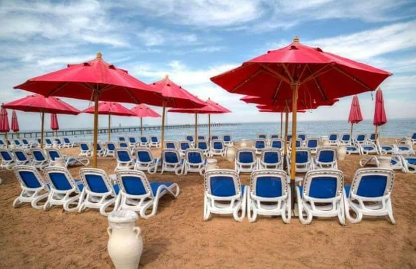 Chalet Porto South Beach - Beach Front Sea View Ain Sukhna Eksteriør billede